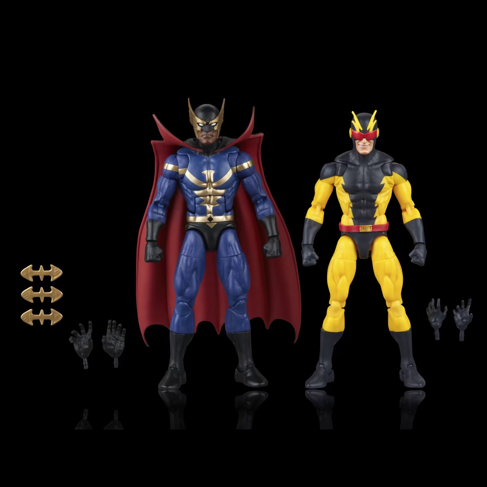 正版 Marvel Legends 至高中队 夜鹰 速魔 二人组6寸可动人偶模型