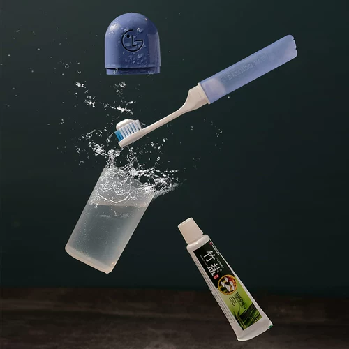 Зубная щетка для путешествий, зубная паста, комплект