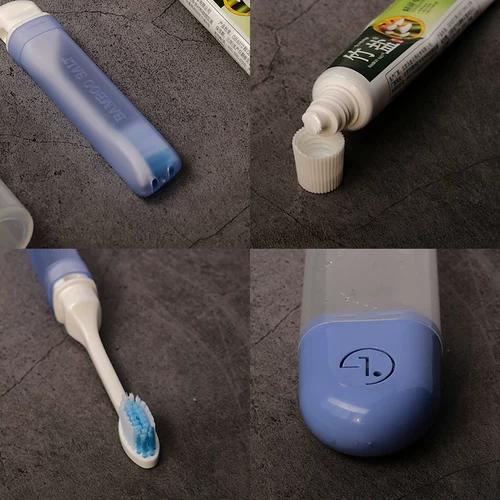 Зубная щетка для путешествий, зубная паста, комплект