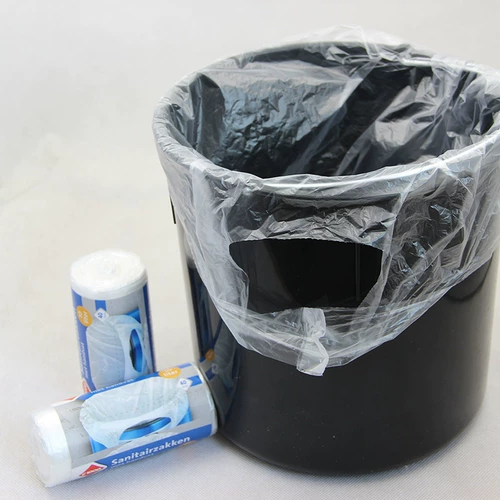 Пластиковый жилет, мусорный мешок, портативный пакет, прозрачная большая сумка для хранения, увеличенная толщина