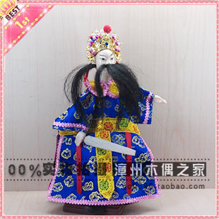 漳州布袋戏木偶娃娃武松打虎八仙福禄寿人偶客厅玄关装饰品摆件 - 图0