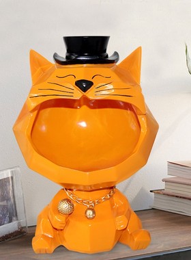 钥匙收纳神器玄关进门口钥匙收纳摆件创意家用高级感桌面收纳盒