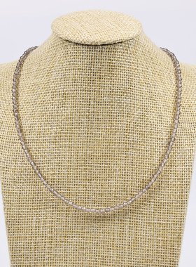 天然冰曜石磁吸扣项链