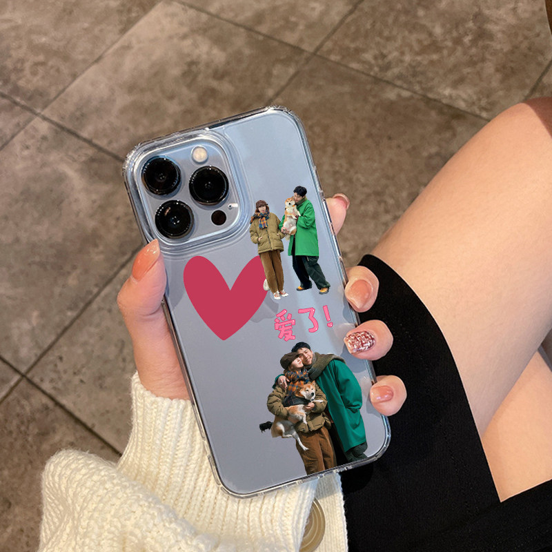 动漫手机壳二次元来图定制适用iPhone15玻璃壳苹果超火高级感华为红米小米OPPO全包VIVO硅胶防摔1加透明荣耀