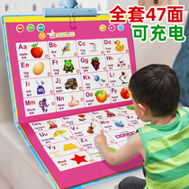 Audiochart Pinyin Study Theorist Toddler Child Early Education Literacy Point Read Vocal Card Baby Book for Puzzle Toys