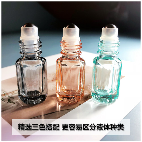 香水瓶走珠瓶精油瓶避光滚珠分装瓶小样瓶空瓶子便携旅行分装小瓶 - 图0