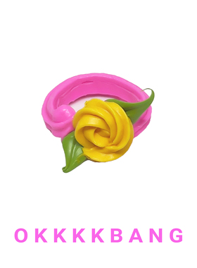 女仿真奶油复古手工戒指小众