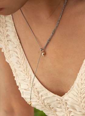 Okkkkbang高级感铃兰花毛衣链