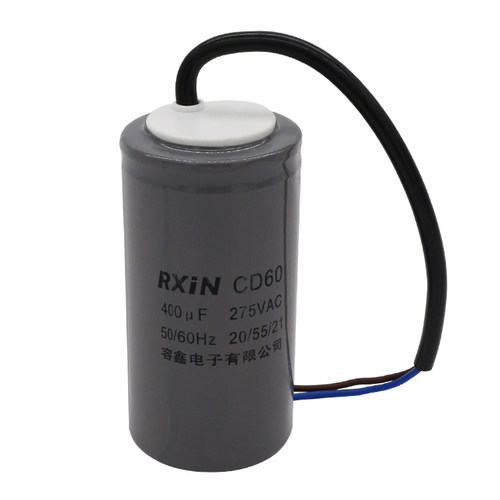 CD60单相电机启动电容器450v200/300/400/500UF/275V交流自吸水泵 - 图3