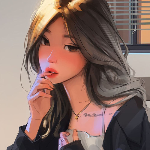 女生画集笔刷Procreate插画稿手绘PS人物女孩头像CSP临摹素材ipad - 图3