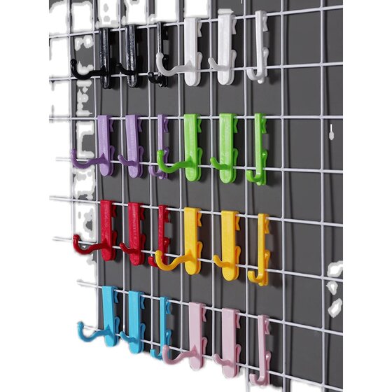 Nail-free hook mesh hook plastic double hanging