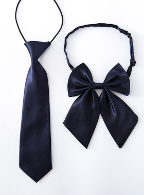 宝宝小学生黑色红色幼儿园领带