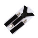 Male and female baby elastic black anti-fall elastic suspender clip