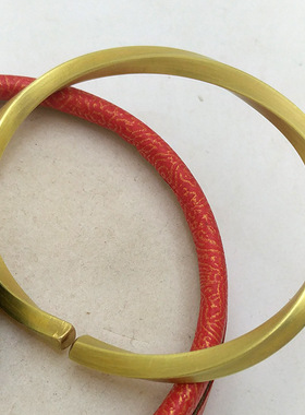 定做加工黄铜莫比乌斯手镯