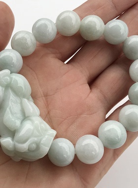 天然貔貅手链男翡翠玉石国潮天然