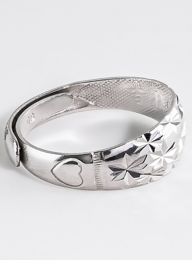 满天星戒指如意925纯银女送长辈