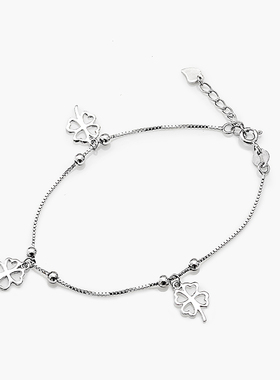 简约幸运四叶草小众设计手链女