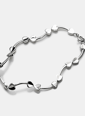 心形藤蔓手链925纯银精致小众女