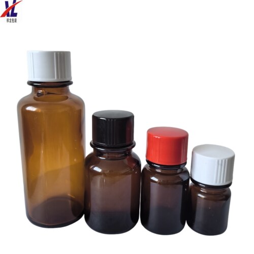 香精瓶30ml毫升棕色喇叭口玻璃瓶密封包装香料瓶分装茶色试剂瓶 - 图3