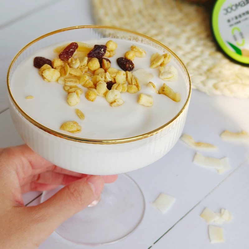 JOOMA美仁轻盈版植物基椰子酸奶纯素食无奶麸0乳糖0添加蔗糖100g,淘宝优惠券,粉丝福利购,淘宝优惠卷