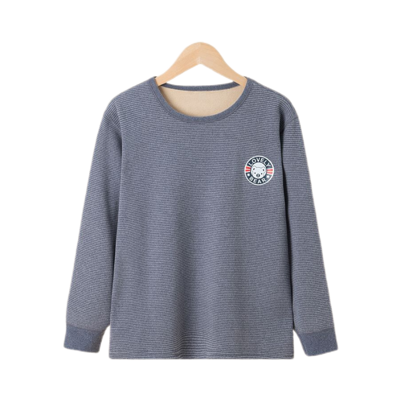 胖童加绒加厚保暖上衣中大童加肥加大羊羔绒男童宽松版大码打底裤,淘宝优惠券,粉丝福利购,淘宝优惠卷