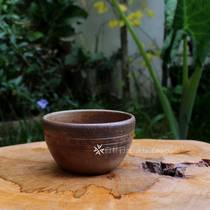 Self-Park firewood burn | Zhang Hao hand for straight belly bowl without glazed firewood burn all hand rice bowl 300ml