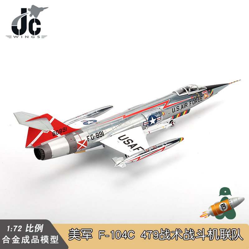 JC WINGS 1/72美军 F104C超音速战斗机 479战术战斗机联队 1958-图1