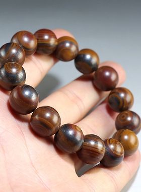 【好东西】颗颗带眼睛 天然九眼石页岩手串/手链 楼叔孤品