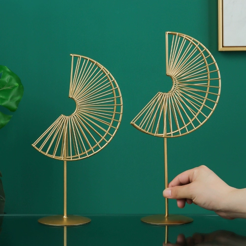 Северный легкий роскошный творческий вентилятор в форме листья свинг дома ювелирные украшения телевизионный шкаф винный шкаф