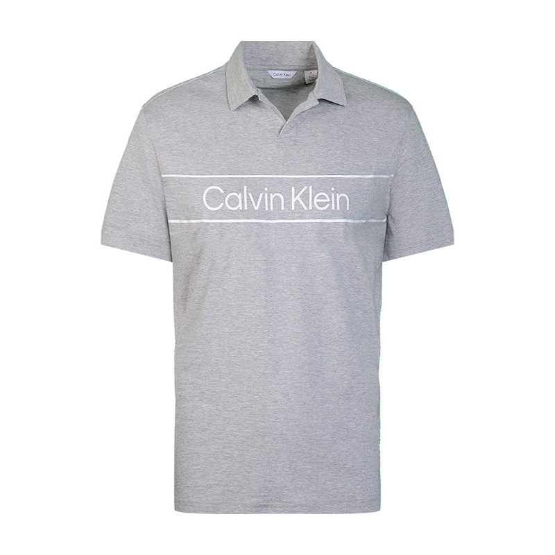 CalvinKlein凯文克莱CK男士字母短袖POLO衫夏季新款纯棉商务半袖 - 图2