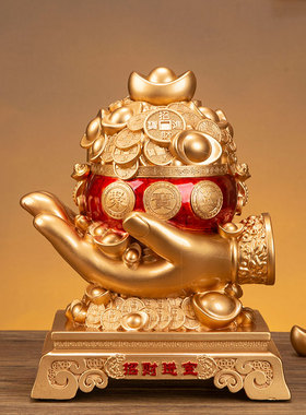 聚宝盆一桶金存钱罐摆件
