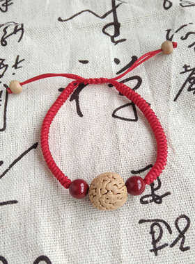 通用桃核原籽国风手链手编