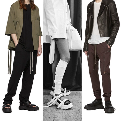 Летние сандалии подходит для мужчин и женщин, универсальная высокая пляжная обувь на платформе для отдыха, 2022, из натуральной кожи