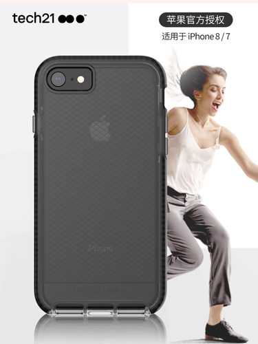 tech21适用苹果SE3代iphone7/8Plus全包手机壳轻薄防摔软壳潮男女 - 图3