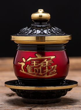 紫运阁供水杯纯铜供佛净水杯招敬