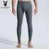 Playboy Qiu quần nam mỏng phần quần cotton quần quần legging nam mùa thu và mùa đông ấm quần quần đơn - Quần nóng lên Quần nóng lên