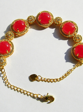 南红玉石活口韩版时尚风百搭手串