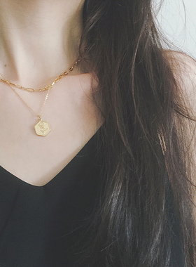 新品85折精工保色欧美ins锁骨链