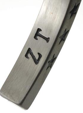 日本代购 Zanipolo Terzini 医用不锈钢潮男女士星星开口手镯手链