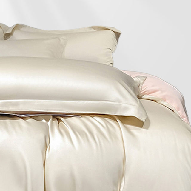 Jelia Silky Nude Sleeping Summer Cool ຊຸດສີ່ຊຸດສີແຂງ