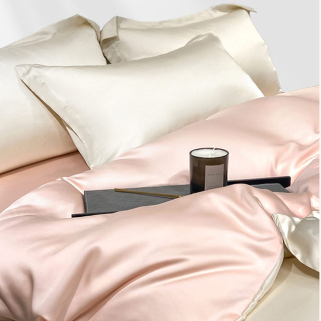 Jelia Silky Nude Sleeping Summer Cool ຊຸດສີ່ຊຸດສີແຂງ