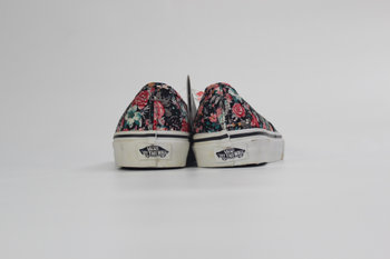 ເກີບຜູ້ຍິງ Mijia VANS ຂອງກຸງໂຊລ AUTHENTIC floral canvas lace-up casual sneakers skateboarding sneakers