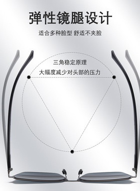 （实体店货源）太阳镜女高级感尼龙变色偏光墨镜日夜两用男夜视镜