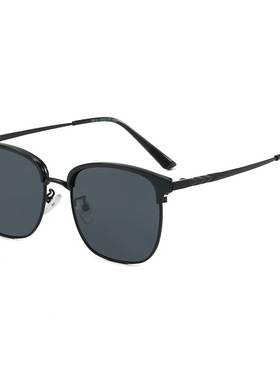 2026新款金属眉毛方框欧美时尚经典复古潮流男女高级感偏光太阳镜