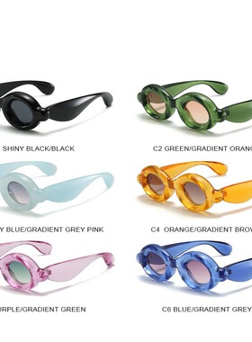 （精品PC跨境货源欧美）2026墨镜男士女士防紫外线太阳镜搞怪个性