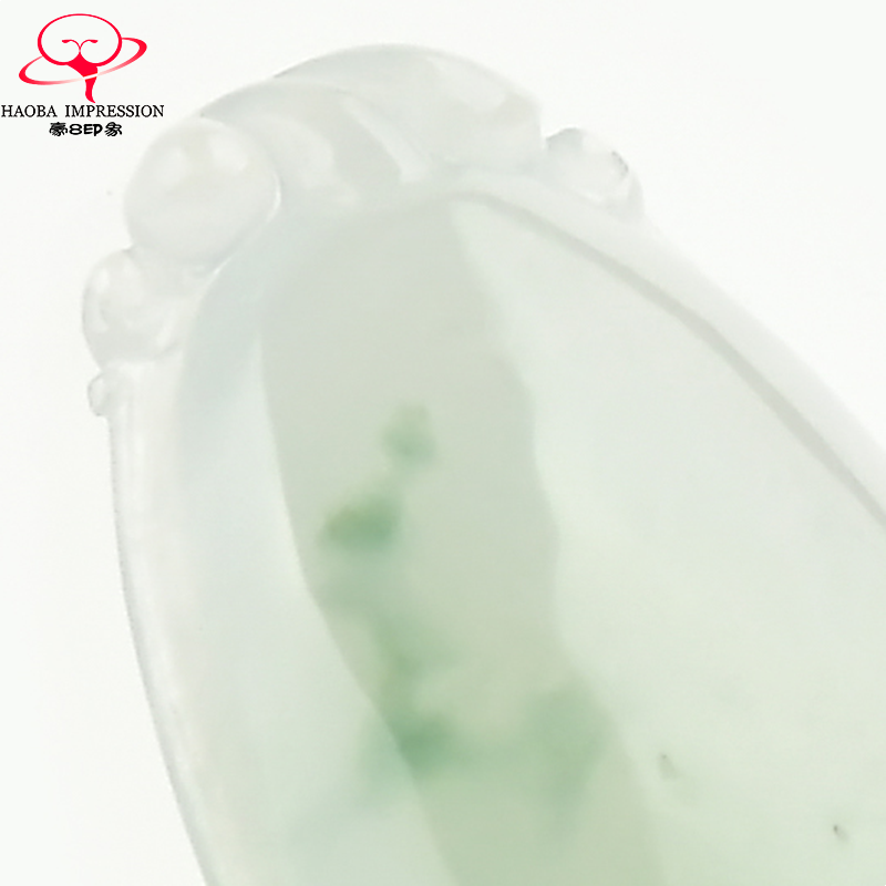 豪8印象x857天然翡翠福瓜 a货吊坠 豪8印象颈饰