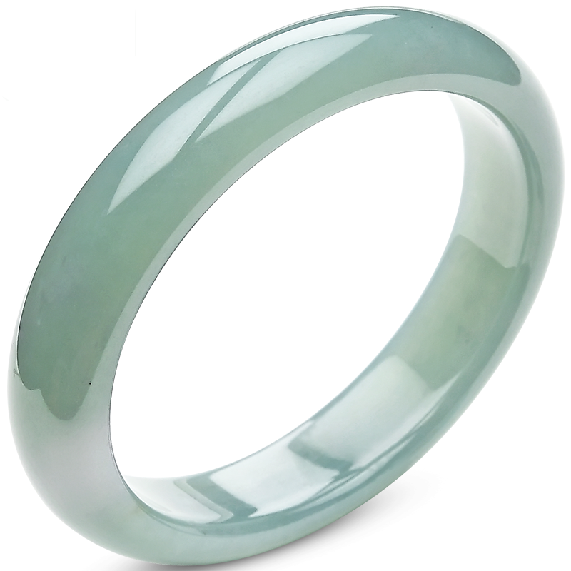 豪8印象f608女冰种蓝绿翡翠手镯 豪8印象手饰