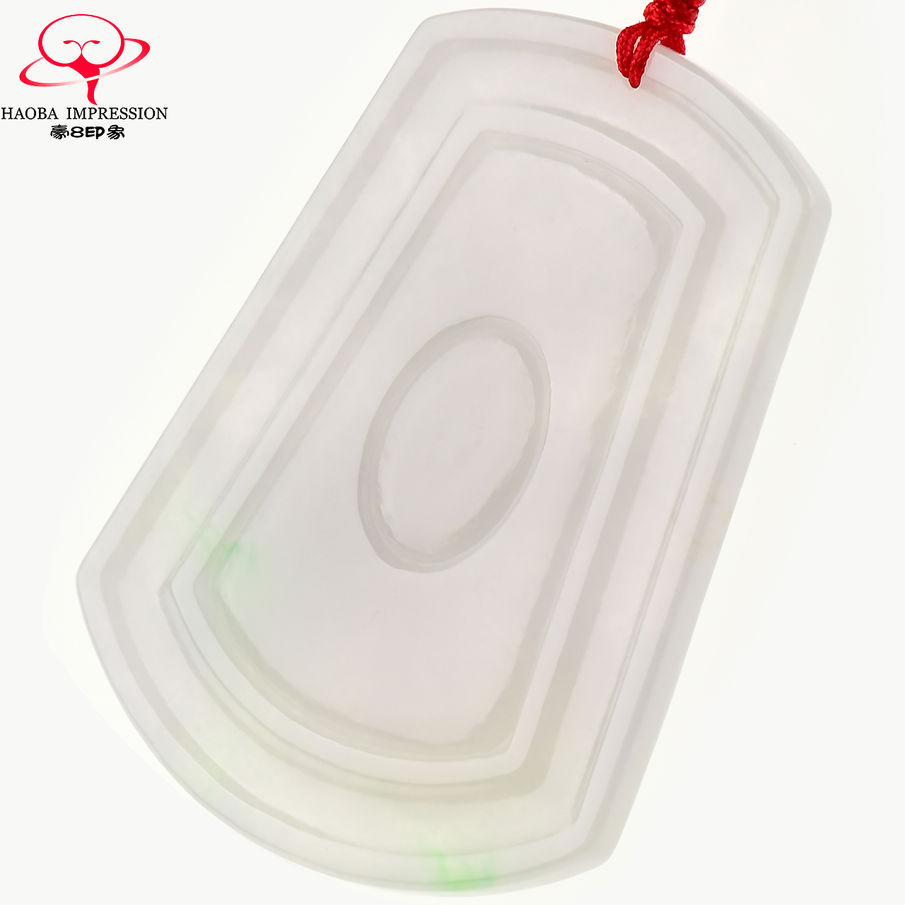 豪8印象x2088翡翠生肖鼠带绿玉坠 豪8印象颈饰