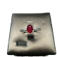 Natural pigeon blood red ruby ring 5 x 7 925 silver finely inlaid natural colored gemstone jewelry