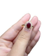 Natural pigeon blood red ruby ring 6 x 8 925 silver finely inlaid natural colored gemstone jewelry